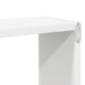 vidaXL Nástenné police 4 ks, biele 80x15x26,5 cm, kompozitné drevo