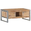 vidaXL Konferenčný stolík 95x50x40 cm surové mangovníkové drevo