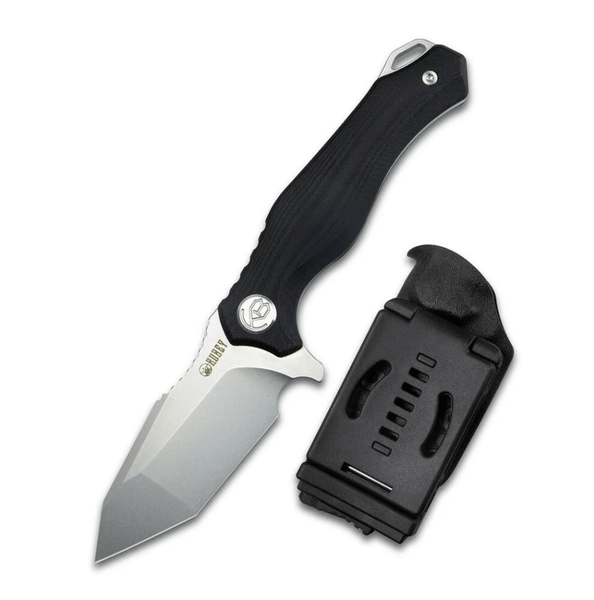 Kubey KU230C Golf všestranný nôž 7,8 cm, čierna, G10, puzdro kydex