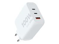 Sieťový adaptér - GaN2 Ultra - 100 watt - PD, QC 3.0 - 3 výstupné konektory (USB, 2 x USB-C)