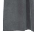 vidaXL Zatemňovacie závesy 2 ks Svetlosivá 140 x 245 cm Zamat