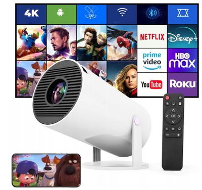 Wi-Fi Smart 4K projektor s Bluetooth reproduktorem Openbox PRO300, Android 11, Netflix Wi-Fi Smart 4K projektor s Bluetooth reproduktorem Openbox PRO300, Android 11, Netflix
