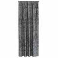 vidaXL Sametové závesy 2 ks Sivá 245 x 140 cm Zamat