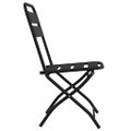 vidaXL Záhradná skladacia stolička 2 ks Antracit