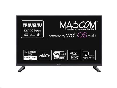 MASCOM MC22TFW11 – 22” Full HD Smart TV (12 V, WebOS, DVB-S2/T2/C)