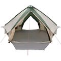 vidaXL Teepee stan pre 10 osôb 10 osoba Zelená a biela