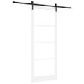 vidaXL Posuvné dvere ORKDAL 93 x 232 cm Biela