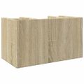 vidaXL Organizér na stôl dub sonoma 44,5x24x25 cm kompozitné drevo