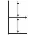 vidaXL Skladacia sprchová zástena priehľadné ESG sklo 120x190 cm
