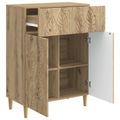 vidaXL Servírovacia skriňa Dub artisan 66 x 34,5 x 90 cm