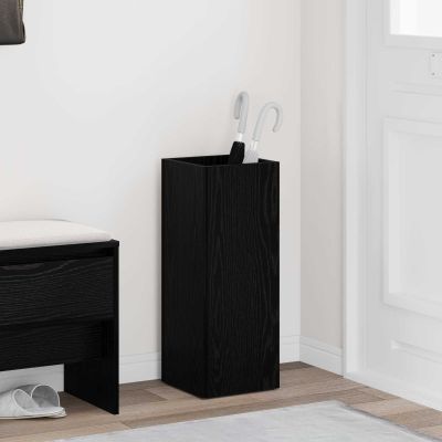 vidaXL Stojan na slnečník s úložiskom Čierny dub 25 x 24,5 x 64 cm