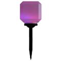 vidaXL Vonkajšie solárne lampy 6 ks 20 cm LED v tvare kocky RGB