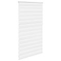 vidaXL Zebrová roleta 120,9x230 cm Šírka látky 116,7 cm biela