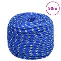 vidaXL Lodné lano modré 8 mm 50 m polypropylén