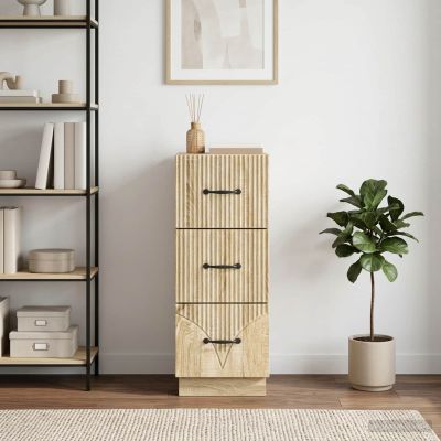 vidaXL Zásuvkový kabinet 33 x 34,5 x 87 cm Kompozitné drevo Dub sonoma