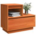 vidaXL Nočný stolík 2 ks Včelí hnedý 60 x 34 x 51 cm Kompozitné drevo