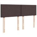 vidaXL Boxspring posteľ s matracom tmavohnedá 160x200 cm látka