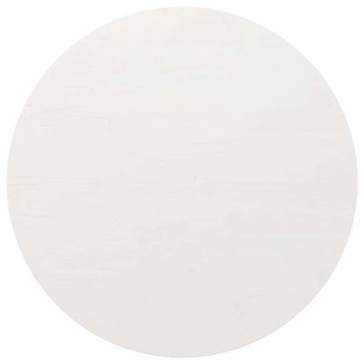 vidaXL Stolová doska biela Ø80x2,5 cm masívna borovica