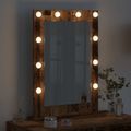 vidaXL Toaletné zrkadlo Staré drevo 70 x 50 x 18 cm Obdĺžnikový