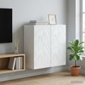 vidaXL Nástenná skrinka Biela 59 x 31 x 60 cm Kompozitné drevo