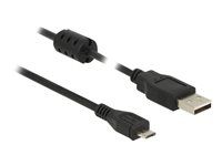 USB kábel - USB (M) na Micro USB typ B (M) - USB 2.0 - 5 m - čierna