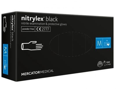 Nitrilové rukavice Nitrylex Basic veľ. M, 100 ks