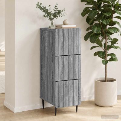vidaXL Zásuvkový kabinet 33 x 34,5 x 92 cm Kompozitné drevo