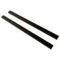 vidaXL Lišta pod palubovku 6 ks čierna 170x8,5x4,5 cm WPC