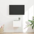 vidaXL TV nástenná skriňa 39 x 31 x 29,5 cm Biela Kompozitné drevo