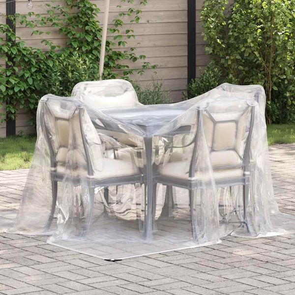 VidaXL Priehľadná plachta s okami 2x3 m Polyetylén