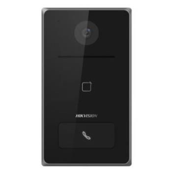 Hikvision IP dverový interkom na zapustenú montáž, 2MPx kamera, čítačka kariet, WiFi
