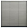 vidaXL Plisovaná okenná sieťka proti hmyzu, hliník, antracit 120x120cm