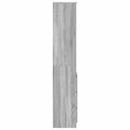 vidaXL Highboard Grey Sonoma 37,5x35x180 cm Engineered Wood