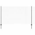 vidaXL Hexagonálny plot s stĺpom 10 x 1,4 m PVC potiahnutá oceľ Sivá