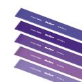 Guma posilňovacia REBEL Mini Band L 2,3-18,2kg 5ks mix purple