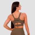 Športová podprsenka Cut-Out olive - GymBeam, veľkosť L, veľkosť oblečenia L