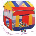 vidaXL Hrací stan s 550 loptičkami 123x120x126 cm