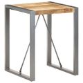 vidaXL Jedálenský stôl 60x60x75 cm, surový mangový masív