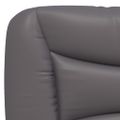 vidaXL Posteľ s matracom Hvar sivá 80x200 cm umelá koža