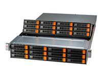 Supermicro Storage A+ 2015S-E1CR24L-01-G2 - Server - inštalovateľný do racku 2U - 1-smerný - 1 x EPYC 9334 / až 3.9 GHz - RAM 512 GB - SATA/SAS 3.5" zásuvka(y) - SSD 2 x 960 GB, HDD 24 x 22 TB - 25 Gigabit Ethernet, 10 Gigabit Ethernet, 2.5 Gigabit Ethernet, 5 Gigabit Ethernet, Gigabit Ethernet, 50 Gigabit Ethernet, 100 Gigabit Ethernet - žiadny OS - monitor: žiadny - strieborná