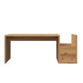 vidaXL Konferenčný stolík dub artisan 90x45x35 cm kompozitné drevo
