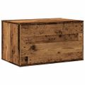 vidaXL Uzavretý box na stelivo staré drevo 80x50x45cm kompozitné drevo