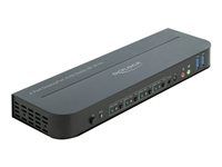 Prepínač KVM / audio / USB - 4 x KVM / zvuk / USB - 1 miestny používateľ - desktop