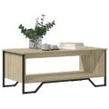 vidaXL Konferenčný stolík dub sonoma 100x51x40 cm kompozitné drevo