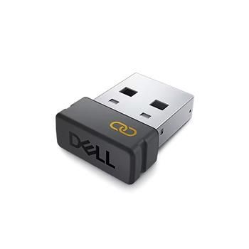 DELL Secure Link USB Receiver - WR3 - univerzálny prijímač pre myši a klávesnice Prijímac, bezdrôtový, párovací, univerzálny, pre kompatibilné klávesnice a myši Dell, čierny