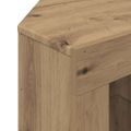 vidaXL Rohový LED TV kabinet 100x40x68cm Remeselný dub