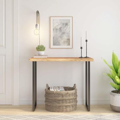 vidaXL Stolová doska 80x40x3,8 cm obdĺžnik akáciový masív živá hrana