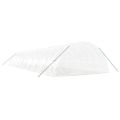 vidaXL Fóliovník s oceľovým rámom biely 120 m² 20x6x2,85 m