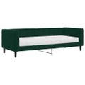 vidaXL Denná posteľ s matracom tmavozelená 80x200 cm zamat