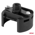 Nastaviteľný kľúč na olejový filter 80–115 mm CrV AMiO-04955